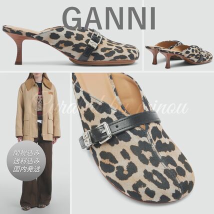 レオパード（ヒョウ柄） Ganni(ガニー) 靴・シューズ(レディース