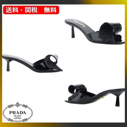 サテン PRADA(プラダ) サンダル・ミュール(レディース) - ブランド通販