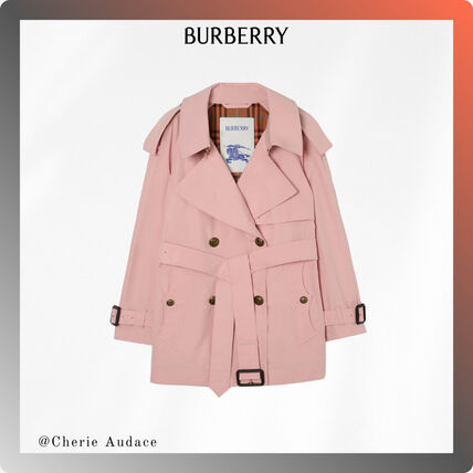 ピンク系 Burberry(バーバリー) コート(レディース) - ブランド通販のBUYMA