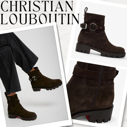 スエード Christian Louboutin(クリスチャンルブタン) ブーツ