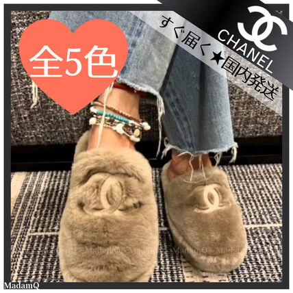 ファーサンダル CHANEL(シャネル) サンダル・ミュール(レディース