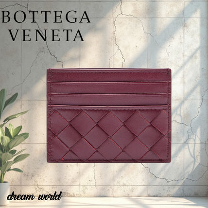 レッド（赤）系 BOTTEGA VENETA(ボッテガヴェネタ) カードケース・名刺