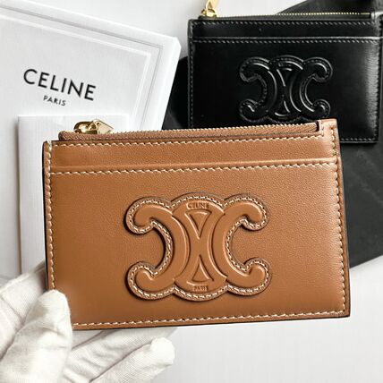 ブラウン（茶色）系 CELINE Triomphe(セリーヌ トリオンフ) カード