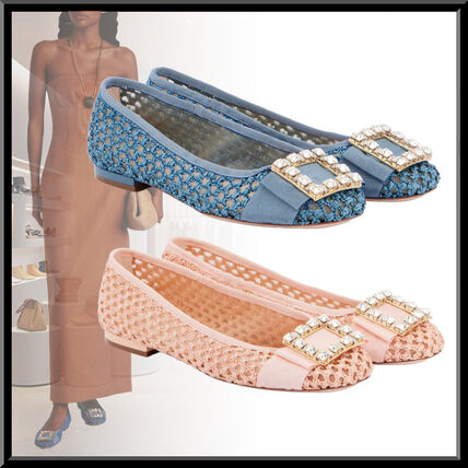 ブルー（青）系 Roger Vivier(ロジェ・ヴィヴィエ) フラットシューズ