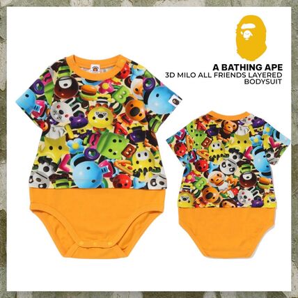 A BATHING APE(アベイシングエイプ) ベビーロンパース・カバーオール