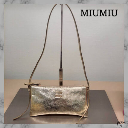 ゴールド（金色）系 MiuMiu(ミュウミュウ) ショルダーバッグ