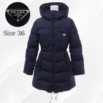 ネイビー（紺）系 PRADA(プラダ) ダウンジャケット・コート(レディース
