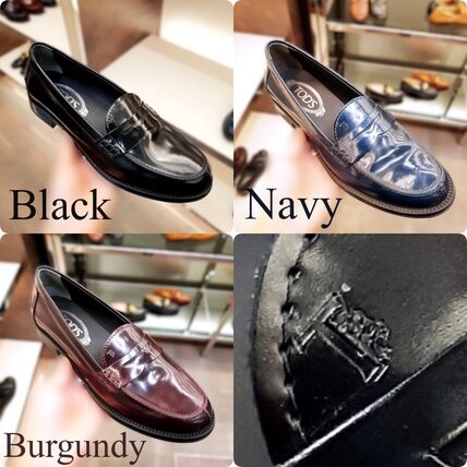ネイビー（紺）系 TOD'S(トッズ) ローファー・オックスフォード