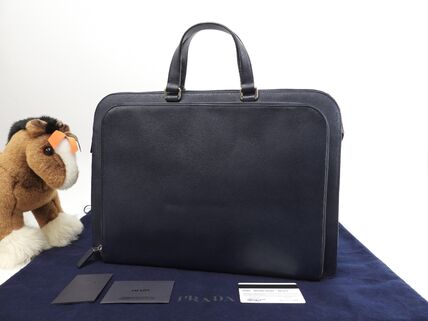 ネイビー（紺）系 PRADA(プラダ) ビジネスバッグ・アタッシュケース