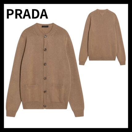 ブラウン（茶色）系 PRADA(プラダ) カーディガン(メンズ) - ブランド