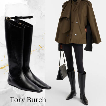 エレガントスタイル 24.5cm Tory Burch(トリーバーチ) ロングブーツ