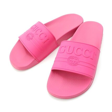 ピンク系 GUCCI(グッチ) サンダル・ミュール(レディース) - ブランド