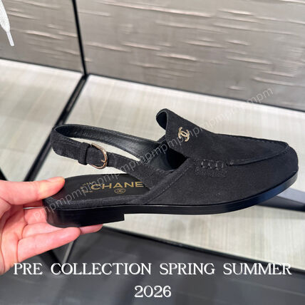 ☆ミュール風デザイン☆【CHANEL】バイカラースリングバック (CHANEL