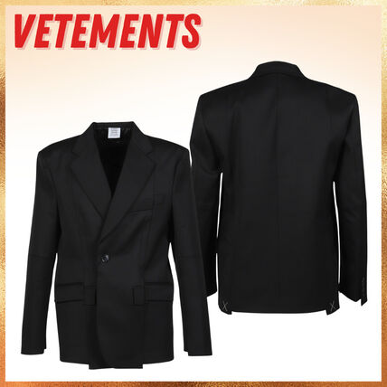 S VETEMENTS(ヴェトモン) テーラードジャケット(メンズ) - 海外通販のBUYMA