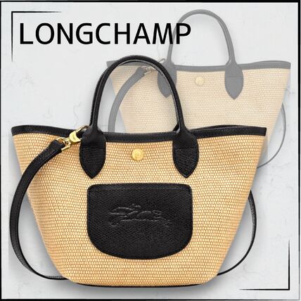 正規品 ロンシャン かごバッグ ル プリアージュ サントロペ ブラウン