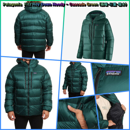 ☆Patagonia☆Fitz Roy Down Hoody Cascade Green (極暖・撥水