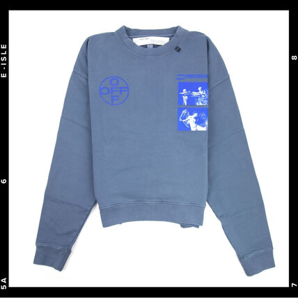 ブルー（青）系 Off-White(オフホワイト) スウェット・トレーナー