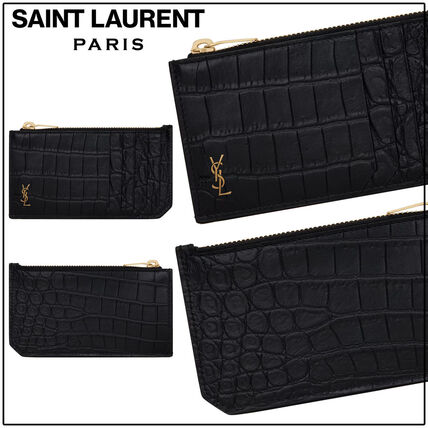 クロコダイル Saint Laurent(サンローラン) カードケース・名刺入れ