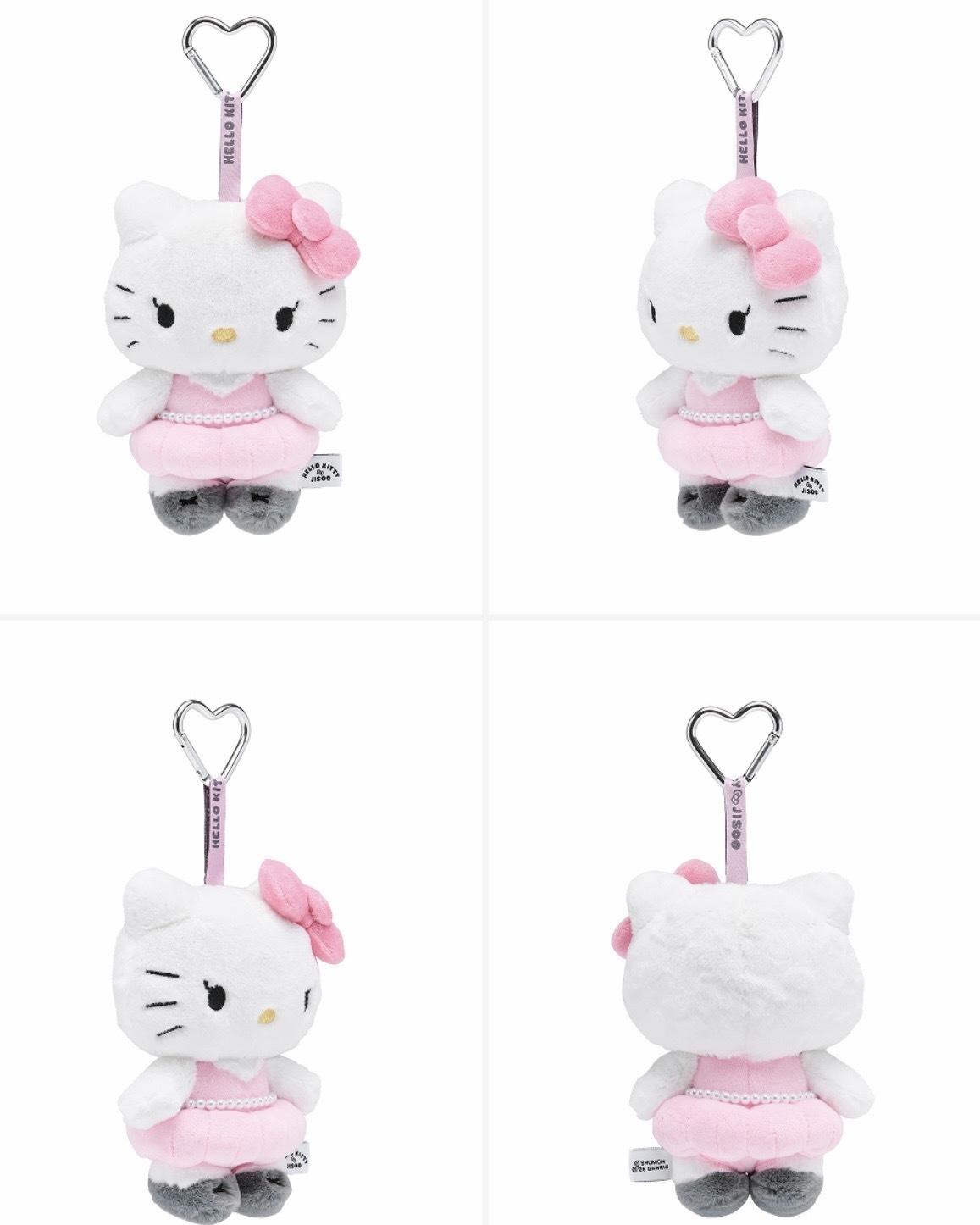 HELLO KITTY × JISOO】Random Plush Keychain (Hello Kitty