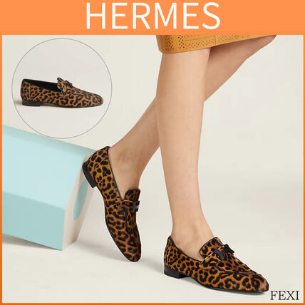 レオパード（ヒョウ柄） HERMES(エルメス) ローファー
