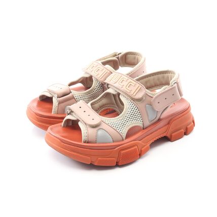 ピンク系 GUCCI(グッチ) サンダル・ミュール(レディース) - ブランド