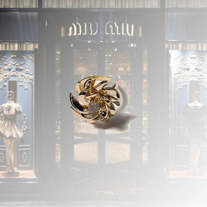 ブローチ MiuMiu(ミュウミュウ) アクセサリー(レディース) - ブランド