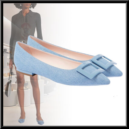 ブルー（青）系 Roger Vivier(ロジェ・ヴィヴィエ) フラットシューズ