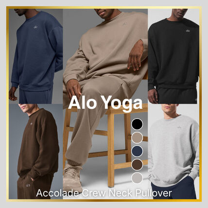ブラウン（茶色）系 L ALO Yoga(アロー) スウェット・トレーナー