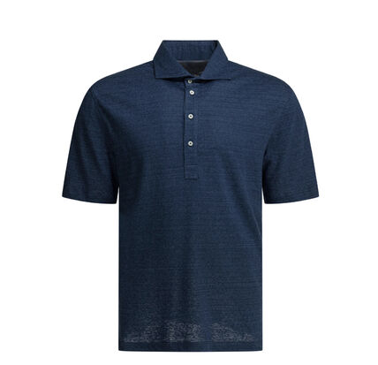 ネイビー（紺）系 L BRUNELLO CUCINELLI(ブルネロクチネリ) ポロシャツ