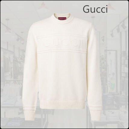 ベージュ系 GUCCI(グッチ) ニット・セーター(メンズ) - ブランド通販の