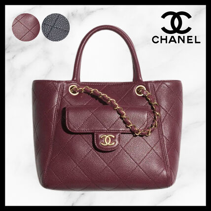 バーガンディ CHANEL(シャネル) バッグ・カバン(レディース