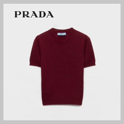 レッド（赤）系 PRADA(プラダ) ニット・セーター(レディース