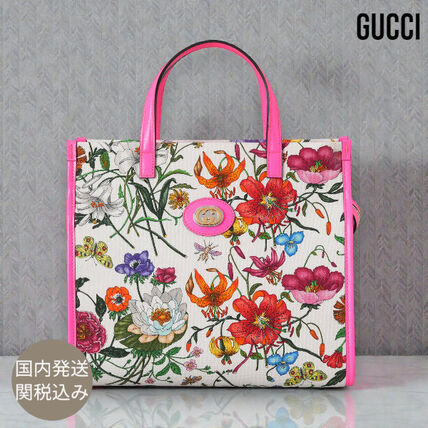 花柄 GUCCI(グッチ) トートバッグ(レディース) - ブランド通販のBUYMA
