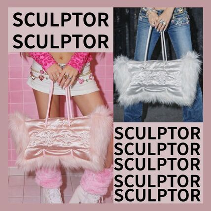 C2 ピンク系 SCULPTOR(スカルプター) バッグ・カバン(レディース