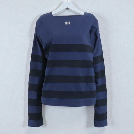 MIU MIU（トレーナー/スウェット ・ ブルー・ネイビー/青色系）の