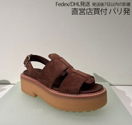 ブラウン（茶色）系 23cm PRADA(プラダ) サンダル・ミュール