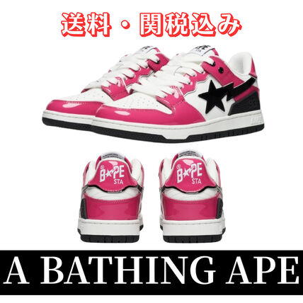 ピンク系 A BATHING APE(アベイシングエイプ) 靴・ブーツ・サンダル