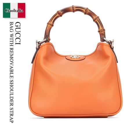 オレンジ系 GUCCI(グッチ) ショルダーバッグ・ポシェット(レディース