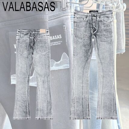 ホワイト（白）系 VALABASAS(ヴァラバサス) デニム・ジーパン(メンズ