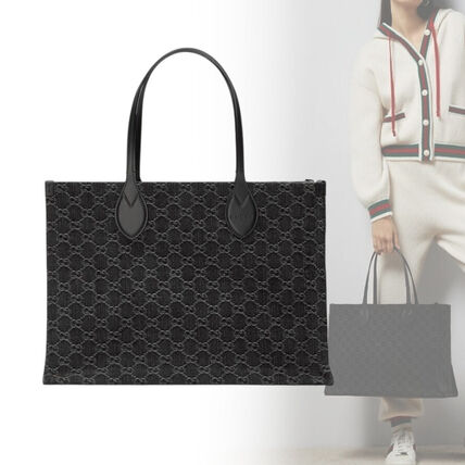 A4サイズ収納可 GUCCI(グッチ) トートバッグ(レディース) - ブランド