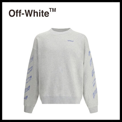 グレー（灰色）系 Off-White(オフホワイト) ニット・セーター(メンズ