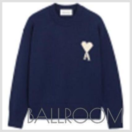 ブルー（青）系 AMI PARIS(アミ パリス) ニット・セーター(メンズ