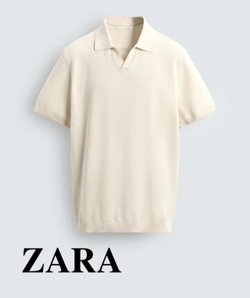ニット ZARA(ザラ) ポロシャツ(メンズ) - ブランド通販のBUYMA