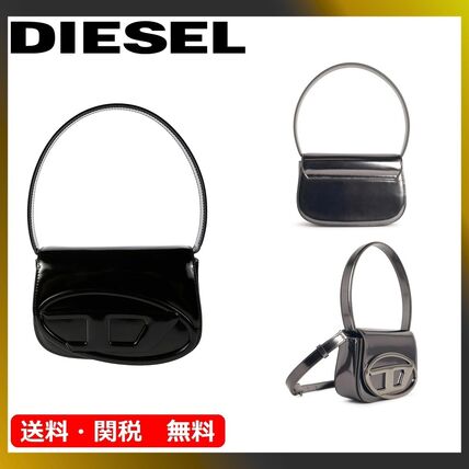 シルバー（銀色）系 DIESEL(ディーゼル) ショルダーバッグ・ポシェット