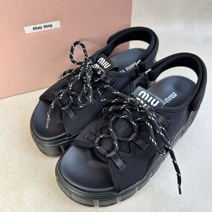 MiuMiu(ミュウミュウ) サンダル・ミュール(レディース) - ブランド通販