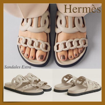 extra HERMES(エルメス) サンダル・ミュール(レディース) - ブランド