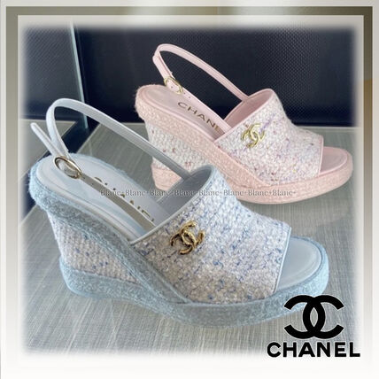 ウエッジ CHANEL(シャネル) サンダル・ミュール(レディース