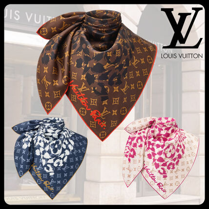 レオパード（ヒョウ柄） Louis Vuitton(ルイヴィトン) スカーフ