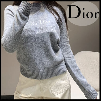 グレー（灰色）系 Dior(ディオール) ニット・セーター(レディース