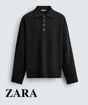 ニット ZARA(ザラ) ポロシャツ(メンズ) - ブランド通販のBUYMA